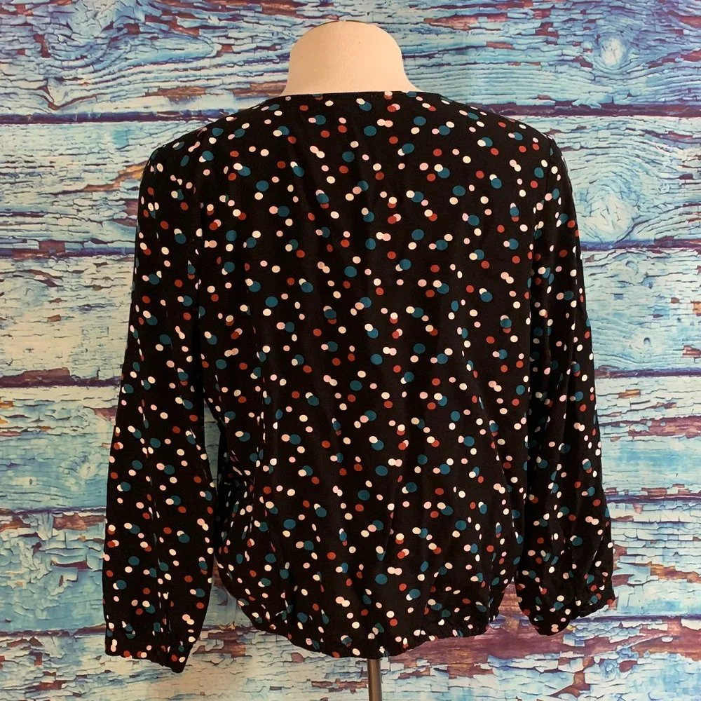 Ricki's Long Sleeved Polka Dot Blouse - Picture 6 of 7